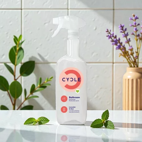 CYCLE Fürdőszoba-tisztító levendula és menta illatú - 500 ml