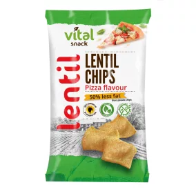 Vital lencse chips pizza 65 g
