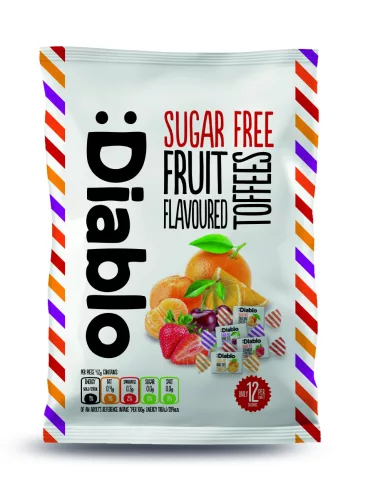 Diablo cukormentes gyümölcskaramella édesítőszerrel 75 g