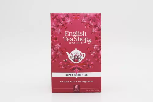 English Tea Shop 20 rooibos bio tea acai bogyóval és gránátalmával 30 g