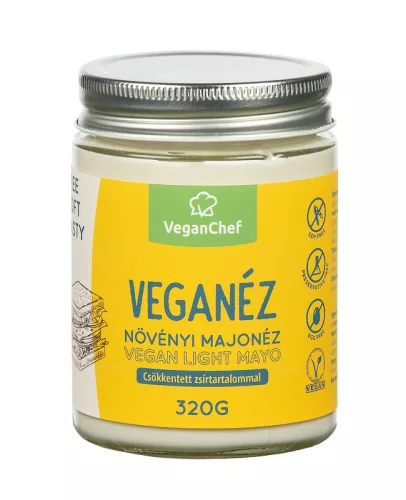 Veganchef veganéz light üveges 320 g