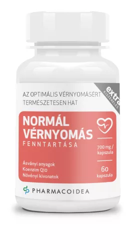 Pharmacoidea normál vérnyomás fenntartása extra 60 db