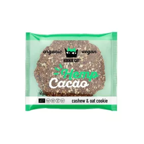   Kookie Cat bio vegán gluténmentes zabkeksz kendermag-kakaó 50 g