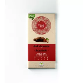   Health Market Dark Delight Étcsokoládé egész mogyoróval 80g