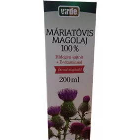 Virde máriatövis magolaj e-vitaminnal 100% 200 ml