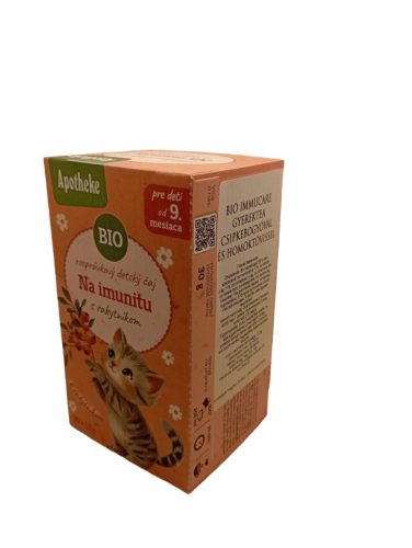 BIO IMMUCARE GYEREKTEA CSIPKEBOGYÓVAL ÉS HOMOKTÖVISSEL  20 filter, Tündérmese