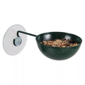   Esschert Design Ablakra rögzíthető fém madáretető és -itató tál