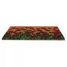 Esschert Design Pipacsos kókuszrost lábtörlő, 60x40 cm