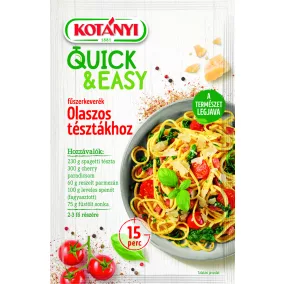   Kotányi quick&easy fűszerkeverék olaszos tésztákhoz 20 g