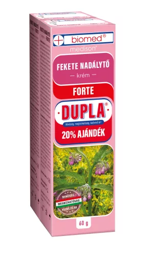Biomed fekete nadálytő krém forte dupla 2x60g 120 g