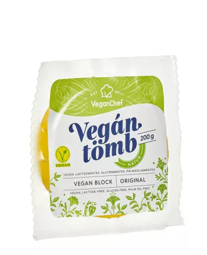 Veganchef vegán tömb natúr 200 g