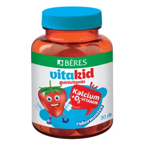 Béres vitakid kalcium+d3 vitamin gumivitamin 30 db