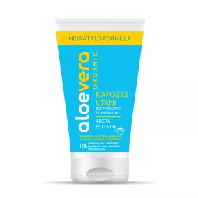   Aloe Vera Organic aloe vera eredeti napozás utáni bőrnyugtató és hűsítő tej 150 ml