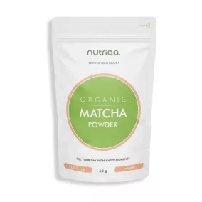 Nutriqa organic matcha tea por 60 g