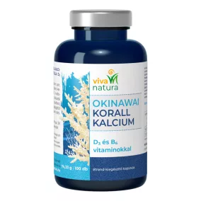   Viva natura okinawai korall kalcium étrend-kiegészítő kapszula 100 db