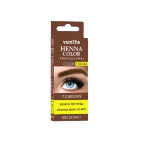   Henna Color tartós szempilla és szemöldök krémfesték középbarna goji bogyóval 15 g