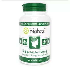 Bioheal ginkgo biloba 120 mg+fokhagyma kivonat 70 db