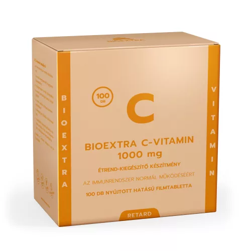 Bioextra c-vitamin 1000mg étrend-kiegészítő készítmény film tabletta 100 db