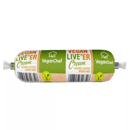 Veganchef live'er fűszeres ízesítésű növényi krém 125 g