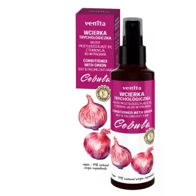   Venita trichológiás hajgyógyászati hajkondicionáló hajszesz-elixír hagyma kivonattal zsírosodásra és hajhullásra 100 ml