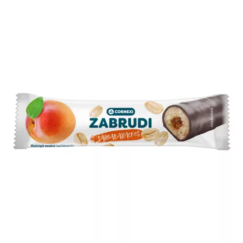 Cornexi zabrudi sárgabarackos töltelékkel töltött zabrúd kakaós bevonattal 30 g