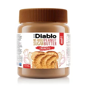 Diablo mogyoróvaj crunchy hozzáadott cukor nélkül 350 g