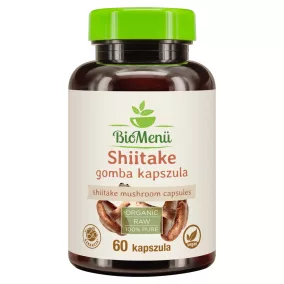 BioMenü bio shiitake gomba kapszula 60 db