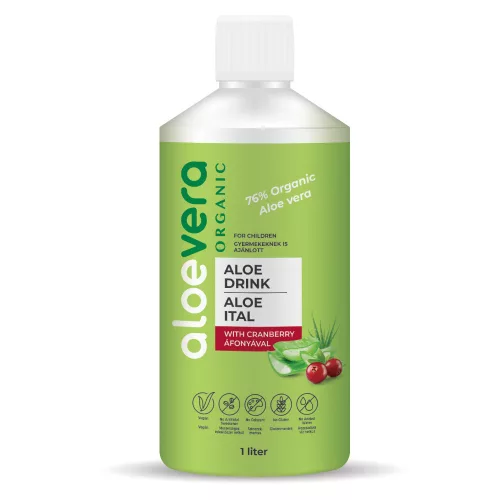 Aloe Vera Organic aloe vera eredeti ital áfonya 1000 ml