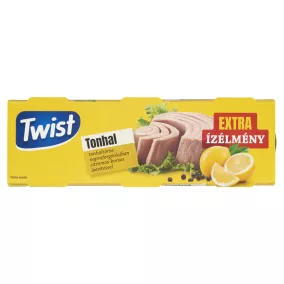   Twist tonhaltörzs növényi olajban citromos-borsos ízesítéssel 3x80g 240 g