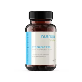   Nutriqa eye bright pro szem egészsége kúra vegán kapszula 60 db