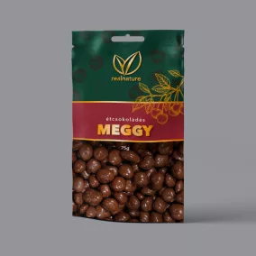 Real Nature étcsokoládés meggy 75 g