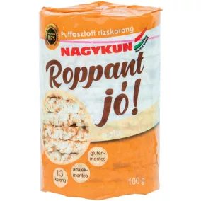 Roppant jó! puffasztott rizskorong natúr 100 g