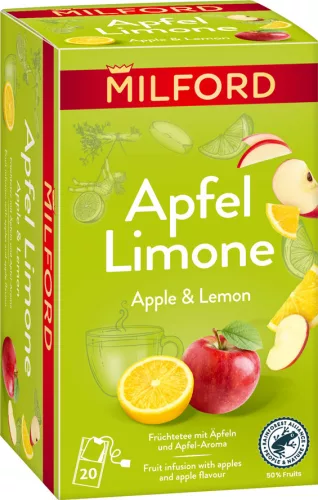 Milford alma-citrom ízű gyümölcstea 20x2,25g 45 g