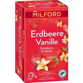 Milford eper-vanília ízű gyümölcstea 20x2g 40 g