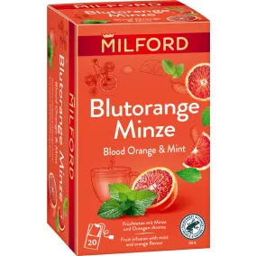 Milford vérnarancs-borsmenta ízű gyümölcstea 20x2g 40 g