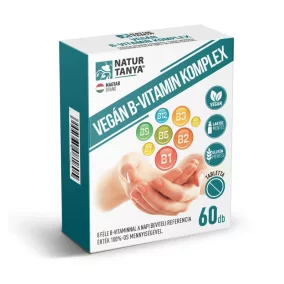 Natur Tanya vegán b-vitamin komplex tabletta 60 db
