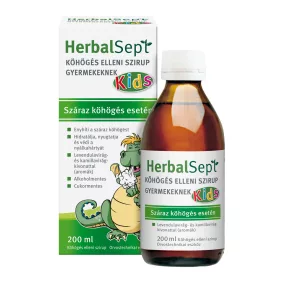 Herbalsept köhögés elleni szirup gyermekeknek 200 ml