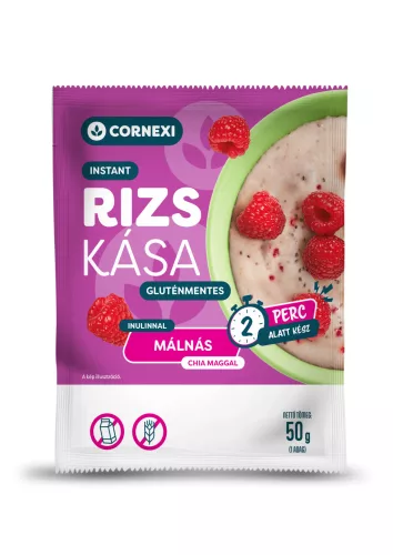 Cornexi gluténmentes rizskása málnás chia maggal 50 g
