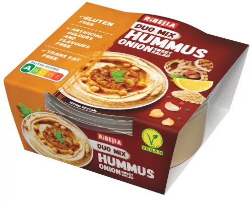 Ribella hummus kenhető csicseriborsó krém karamellizált hagymával 200 g