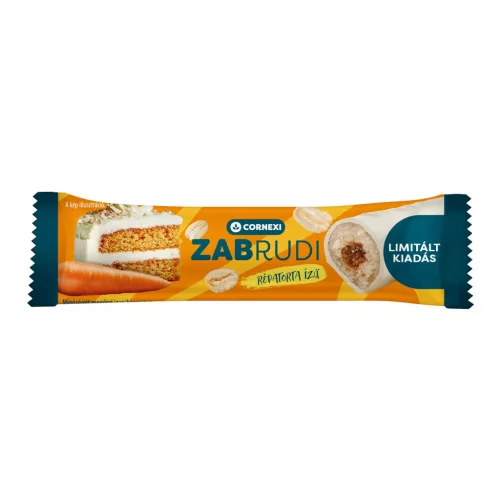 Cornexi zabrudi répatorta ízű töltelékkel töltött zabrúd kakaós bevonattal 30 g