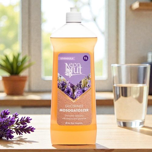 MosóMami Econut Dishwashing Liquid with Glycerine Extract - Lavender Scent 1000 ml