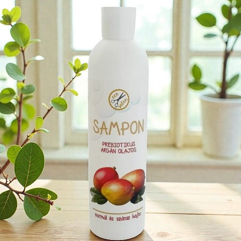 MosóMami Eco-Salon prebiotikus ARGÁN olajos sampon normál és száraz hajra - 250 ml