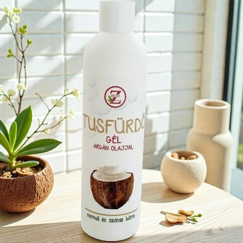 MosóMami Eco-Z prebiotic gel shower gel with ARGAN oil (rice/coconut milk) - 250 ml