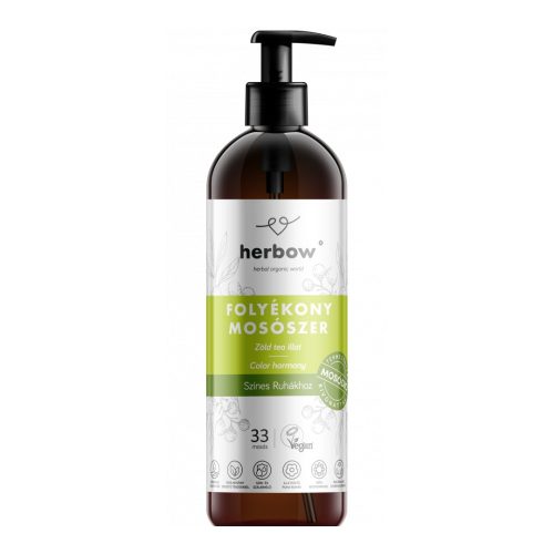 Herbow liquid detergent for coloured clothes - green tea 1000 ml