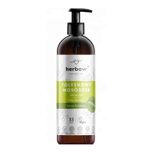 Herbow liquid detergent for coloured clothes - green tea 1000 ml