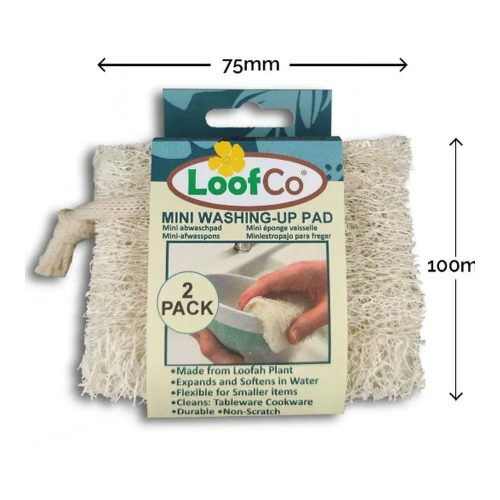 LoofCo Luffa Mini sponge for washing up - 2 pcs