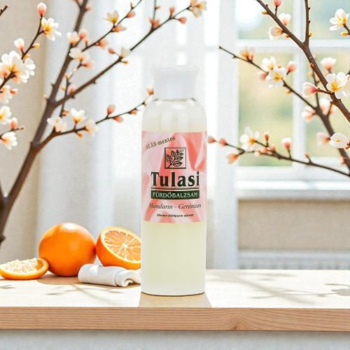 Tulasi SLS-free bath balm Mandarin-Geranium 250 ml