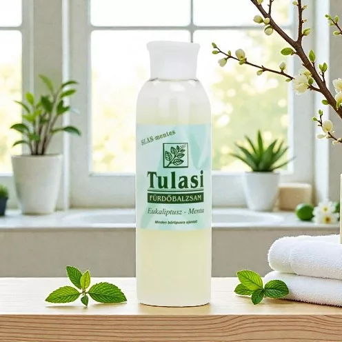 Tulasi SLS-free bath balm Eucalyptus-Mint 250 ml