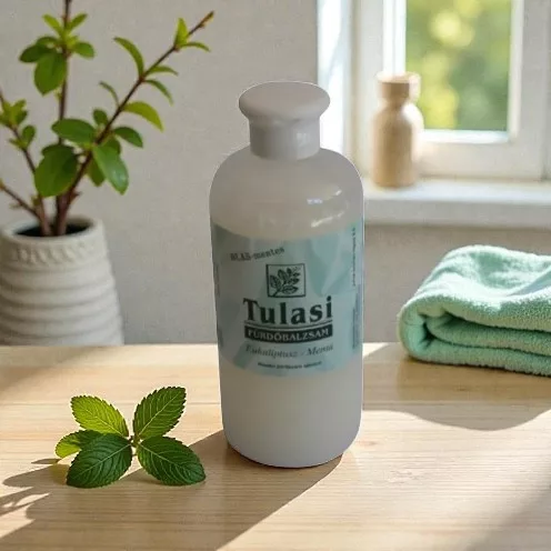 Tulasi SLS-free bath balm – Eucalyptus-Mint 500 ml