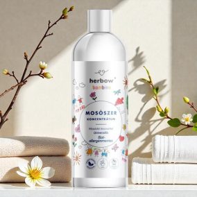  Herbow bambino folyékony mosószer koncentrátum illat-allergénmentes színes és fehér ruhákhoz 1000ml